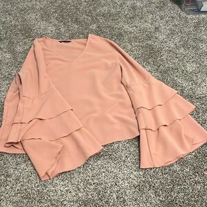 Shein Ruffled Sleeve Top